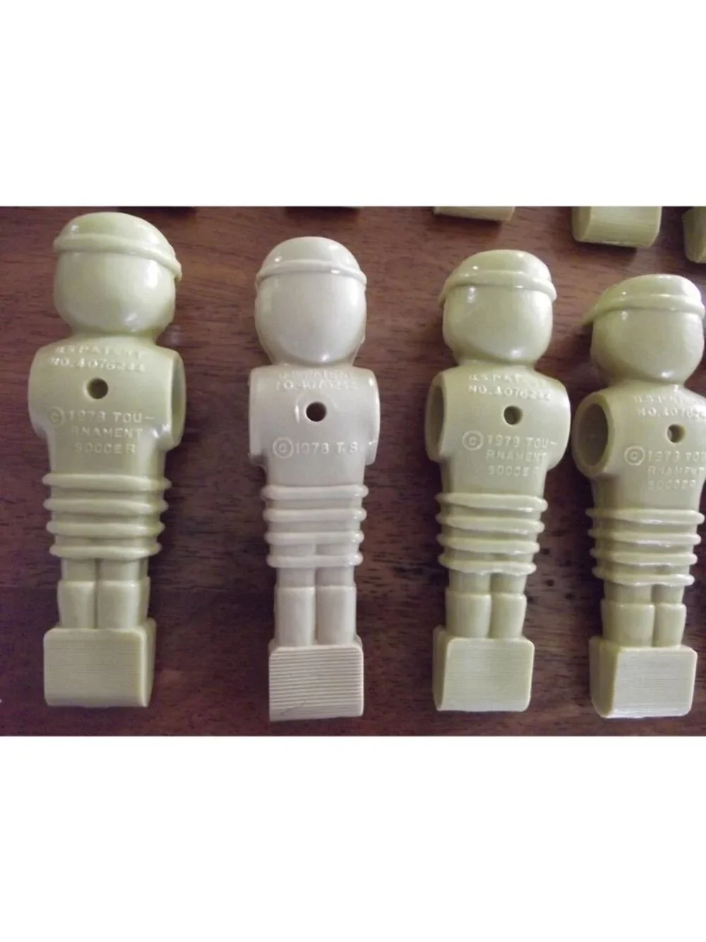 Tournament Foosball Replacement Players (lot of 10) Vintage 1978 Soccer Man Men